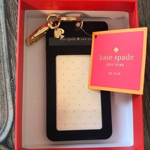 New Kate spade ID clip